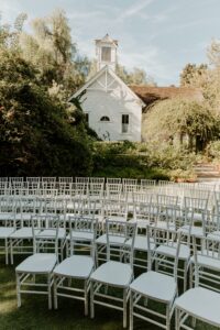 Outdoor wedding venue